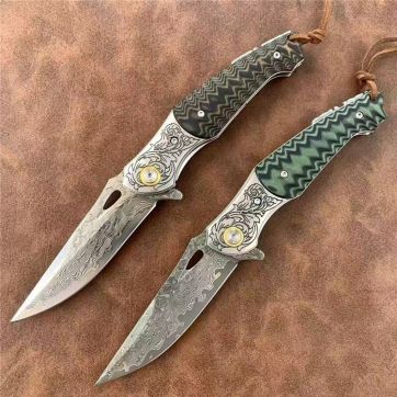 大马士革金鹰折刀