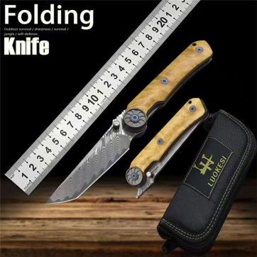 大马士革LUOKESI机械轴承折刀