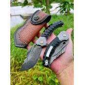 大马士革胖虎折刀