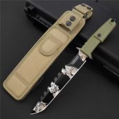 2025蛇年定制版极端武力捕鲸叉直刀